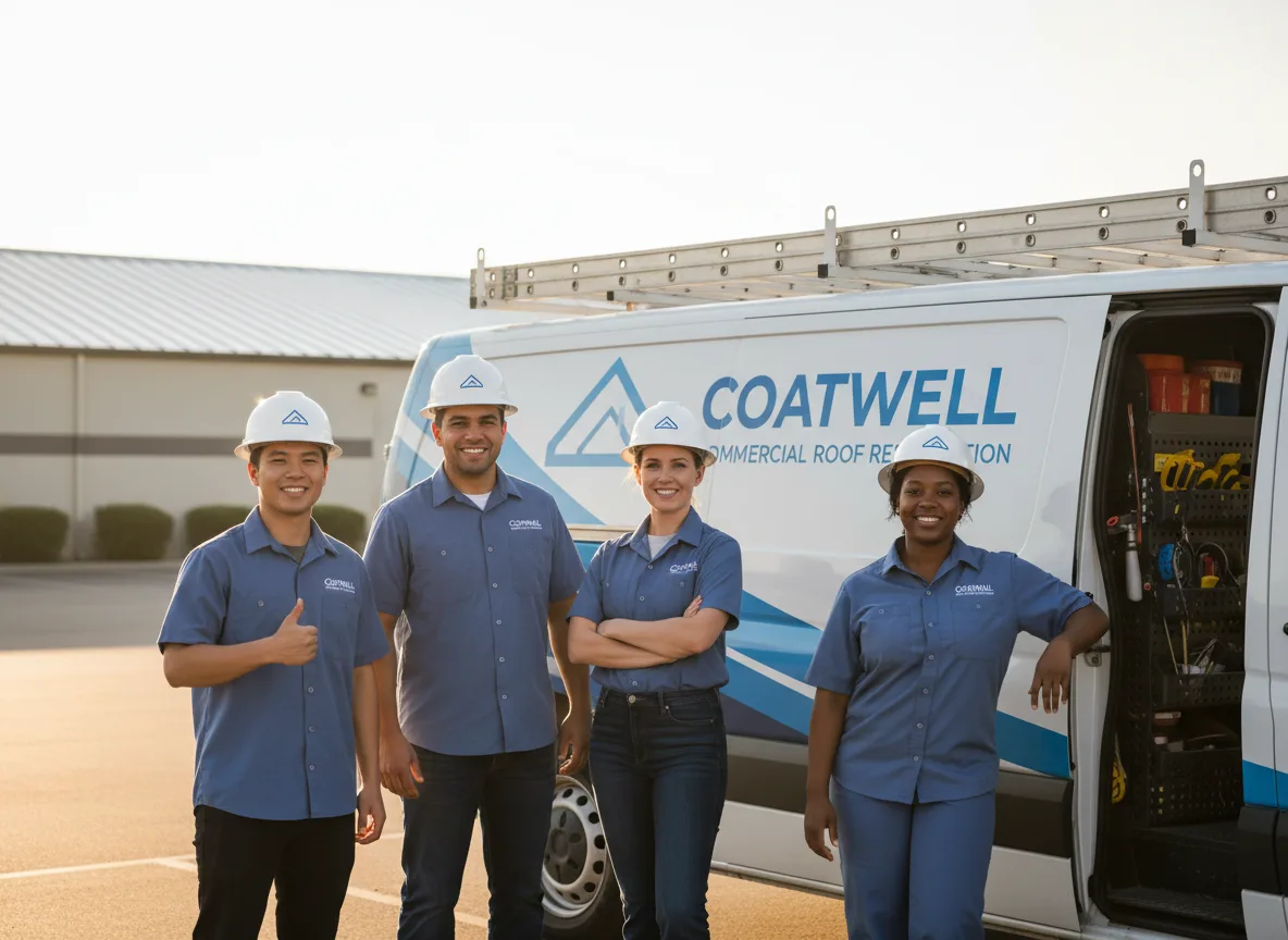 Commercial roof coating company in Waverly, IA